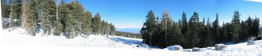 10 K Trail Head from NM-536 looking to the north, February 7, 2004