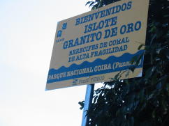 Beach sign