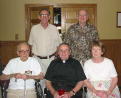 Ken's Dad Phil, his sibs Fr. Dan, John, Jerry, Jean