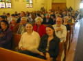 Families of friars at ceremony