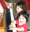 Carina and Graciela at Piano MAR 2006