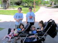 Six of the seven grandkids