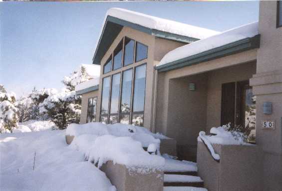 Our New Mexico Home in Winter