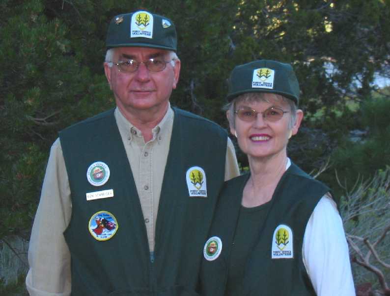 Ken and Mary Lou in USFS threads