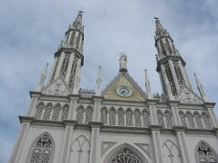Church near hotel in Panama City