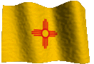 NM State Flag Waving