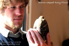 Ryan with Brown-capped Rosy-finch